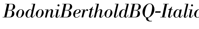 BodoniBertholdBQ-Italic