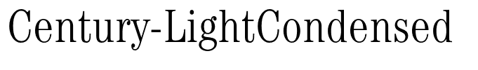 Century-LightCondensed