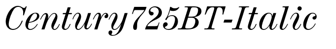 Century725BT-Italic