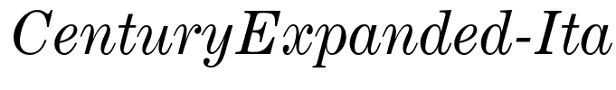 CenturyExpanded-Italic