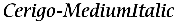 Cerigo-MediumItalic