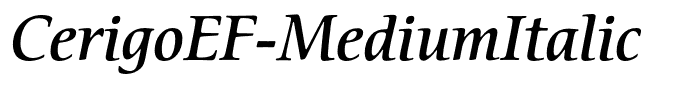 CerigoEF-MediumItalic