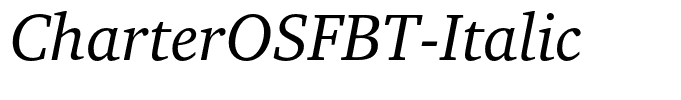 CharterOSFBT-Italic