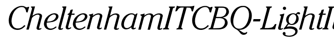 CheltenhamITCBQ-LightItalic