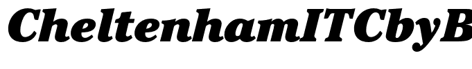 CheltenhamITCbyBT-UltraItalic