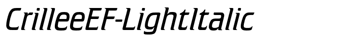 CrilleeEF-LightItalic