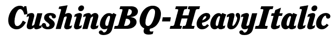 CushingBQ-HeavyItalic