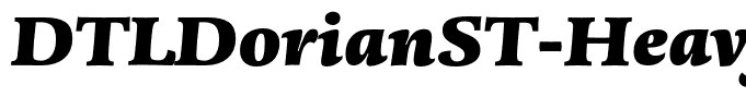 DTLDorianST-HeavyItalic