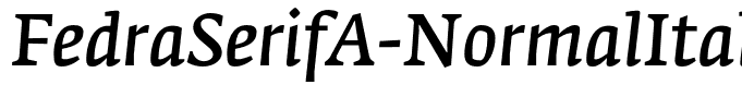 FedraSerifA-NormalItalic