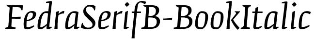 FedraSerifB-BookItalic