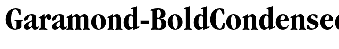 Garamond-BoldCondensed