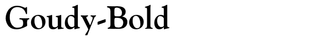 Goudy-Bold