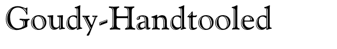 Goudy-Handtooled