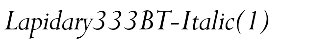 Lapidary333BT-Italic(1)