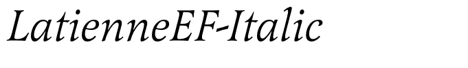 LatienneEF-Italic