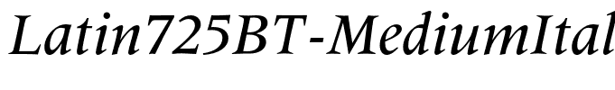 Latin725BT-MediumItalic