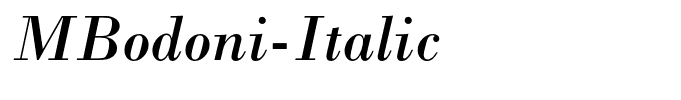 MBodoni-Italic