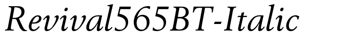 Revival565BT-Italic