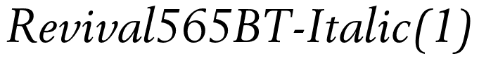 Revival565BT-Italic(1)