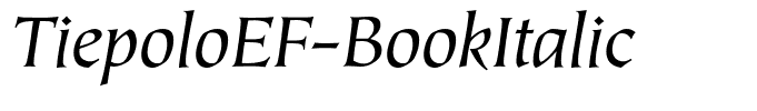 TiepoloEF-BookItalic