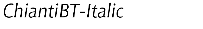 ChiantiBT-Italic