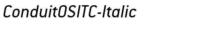 ConduitOSITC-Italic