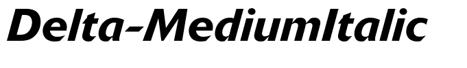 Delta-MediumItalic