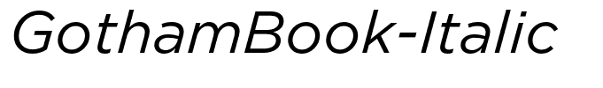 GothamBook-Italic