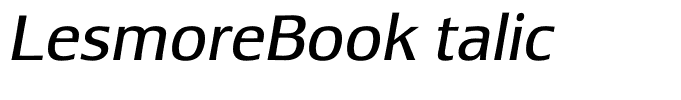 LesmoreBookItalic