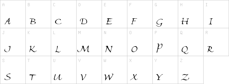 Uppercase characters