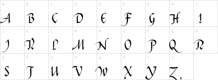 Uppercase characters