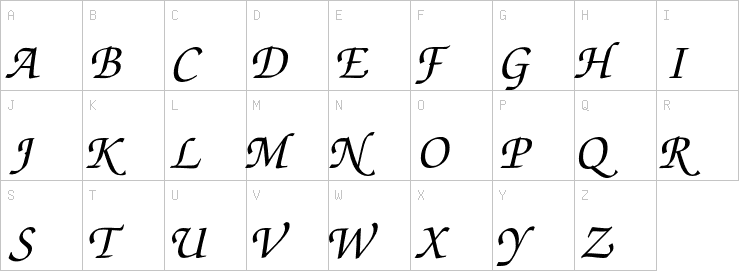 Uppercase characters