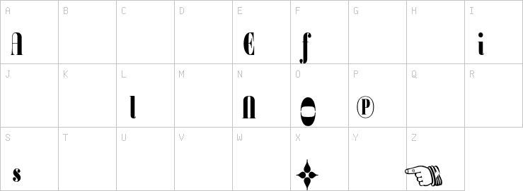 Uppercase characters