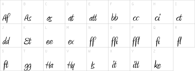 Uppercase characters