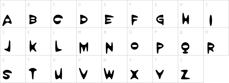 Uppercase characters