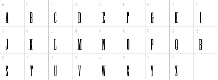 Uppercase characters