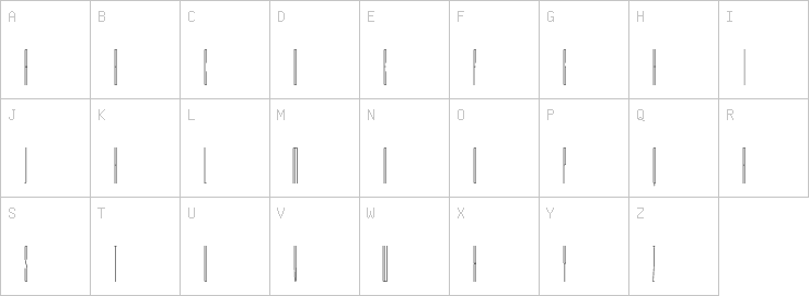 Uppercase characters