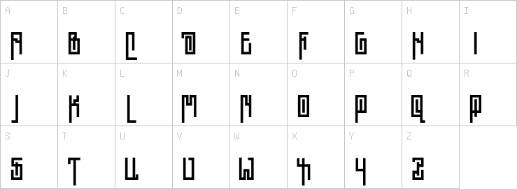 Uppercase characters