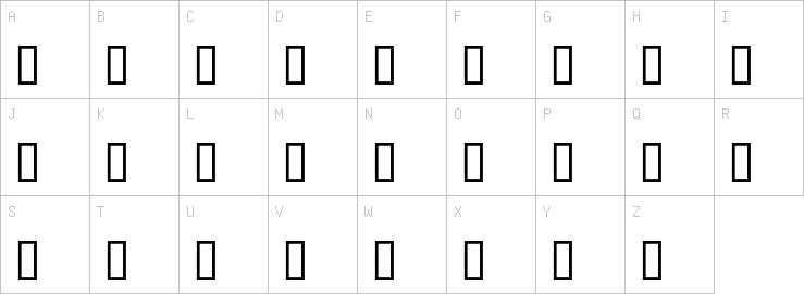 Uppercase characters