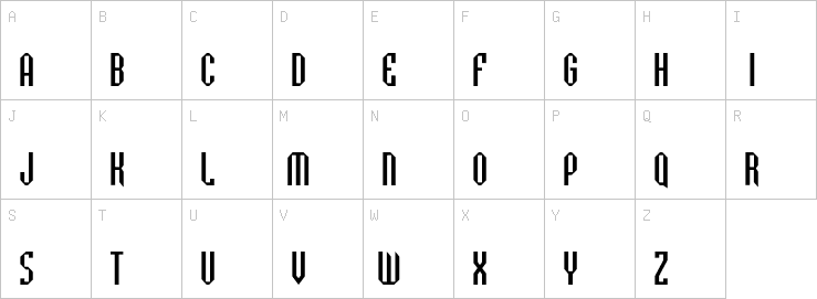 Uppercase characters