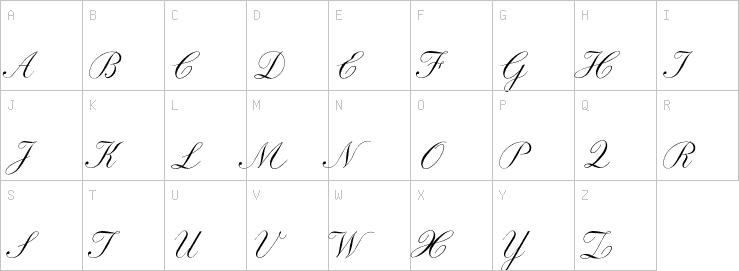 Uppercase characters