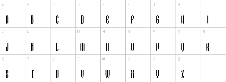 Uppercase characters