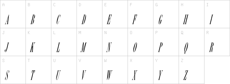 Uppercase characters