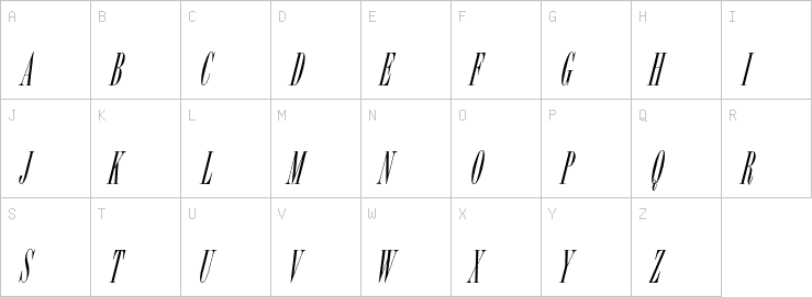 Uppercase characters