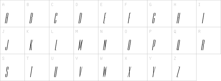 Uppercase characters