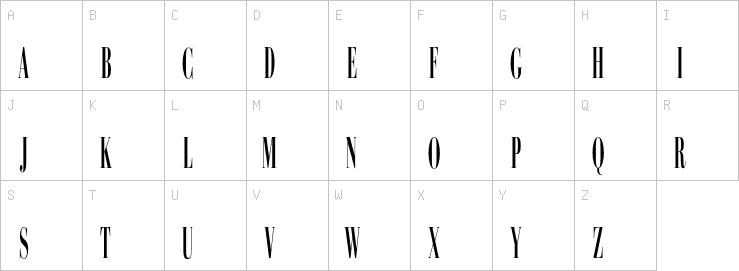 Uppercase characters