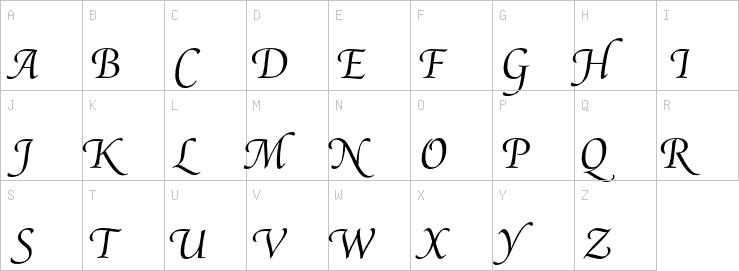 Uppercase characters