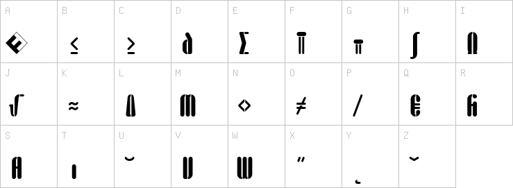 Uppercase characters