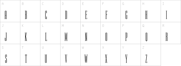 Uppercase characters