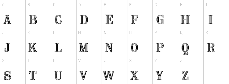 Uppercase characters